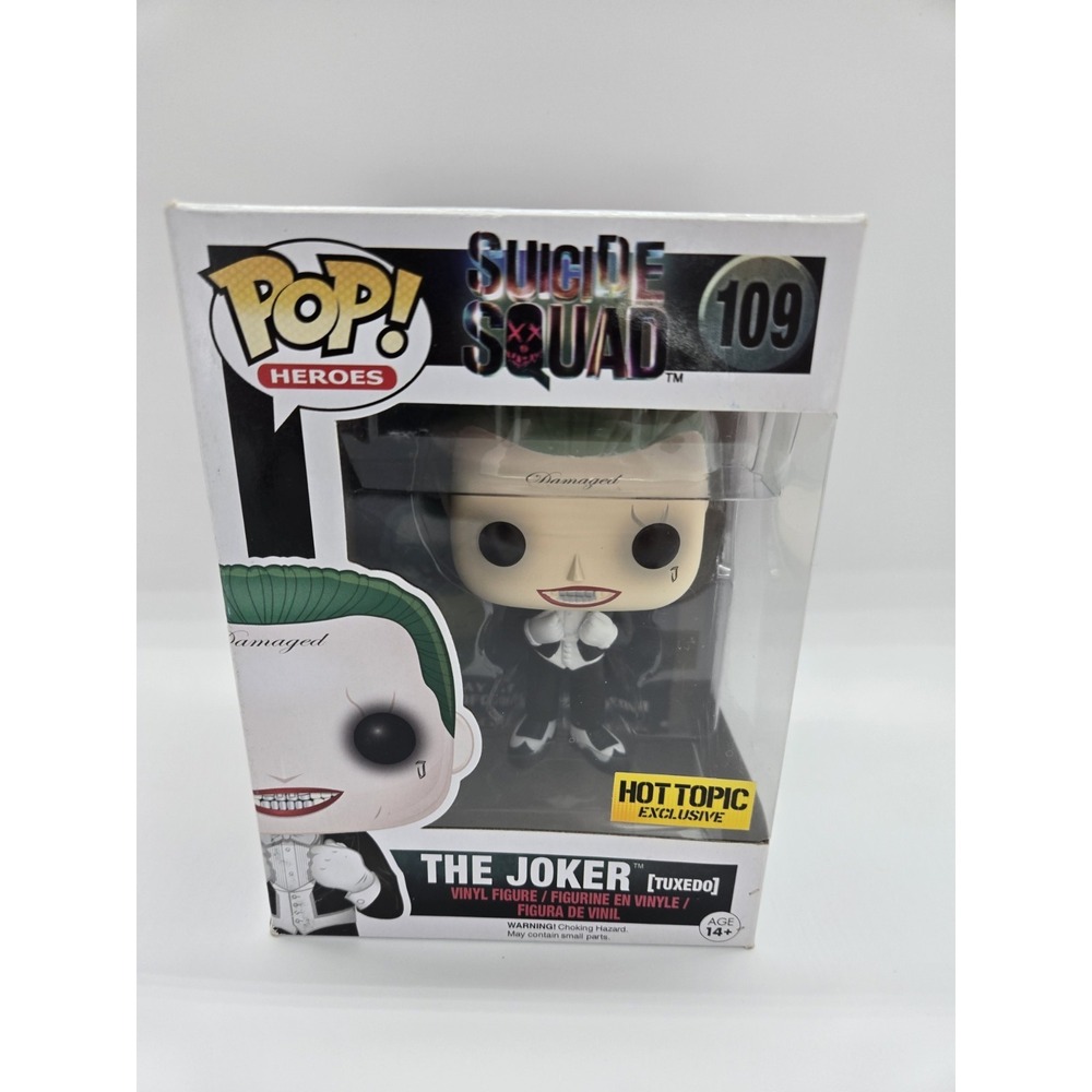 Funko Pop! Joker Tuxedo Suicide Squad Jared Leno Dc Comics Batman *NEW Hot Topic